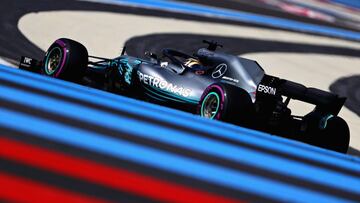 Lewis Hamilton en Paul Ricard.