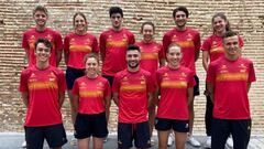 Los representantes de Espa&ntilde;a en el Campeonato de Europa de Triatl&oacute;n.