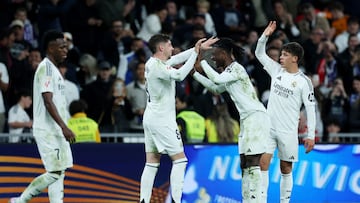 Real Madrid were made to work for the win against a dogged Athletic side at the Bernabéu and secured the points in added time.