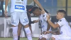 Así fue el partido de Rodrygo en la eliminación del Santos