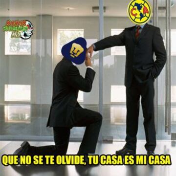 A reír un rato con los Memes del Pumas vs América