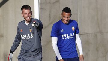 Rodrigo y Neto, en un entrenamiento.
