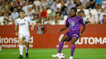 Partido de LaLiga Hypermotion entre el Albacete Balompié y el Real Valladolid jugado el 1 de septiembre de 2023