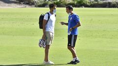 Ren&eacute; entrenamiento con el Almer&iacute;a.