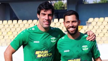 Manu Garc&iacute;a junto a Dani Pacheco.