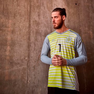 Adidas también presentó el uniforme de arquero de España que vestirá David De Gea