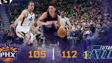 Resumen del Utah Jazz - Phoenix Suns de la NBA