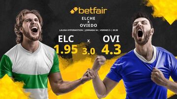 Elche CF vs. Real Oviedo: horario, TV, estadísticas, clasificación y pronósticos