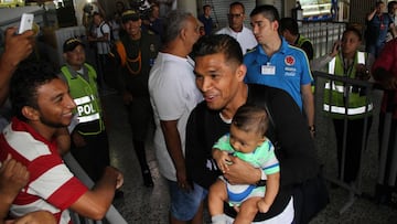 Teófilo Gutiérrez, delantero colombiano.