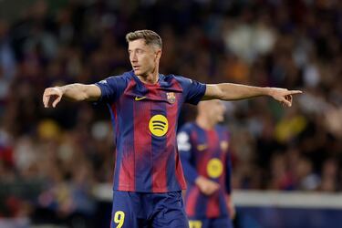 Borussia Dortmund (2010-14 | 28 partidos) | Bayern de Múnich (2014-22 | 78 partidos) | FC Barcelona (2022-actualidad | 30 partidos) | El delantero polaco ha marcado 105 goles en 136 partidos de Champions disputados con tres equipos diferentes. 