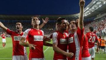 <b>VENTAJA. </b>El Murcia tiene el ascenso encarrilado.