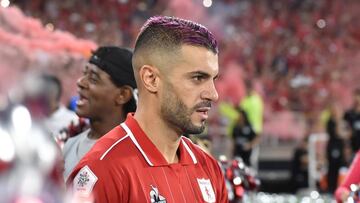 Iago Falque en un partido de América de Cali.