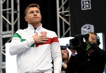 El pesaje de Canelo y Kovalev, en imágenes