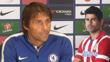 La gélida despedida de Conte a Diego Costa: no sabe qué decir...