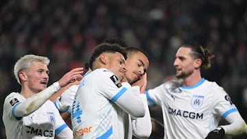 Una alegría del Olympique de Marsella.