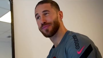 La reacción viral de Ramos al ver su rating en el FIFA 22