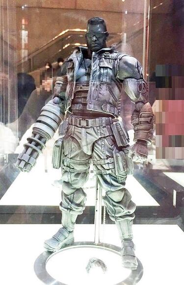 Square Enix muestra impresionantes figuras de Cloud y Barrett