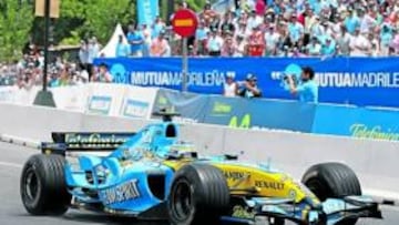 <b>SEVILLA 2006. </b>Alonso durante su última exhibición en España.