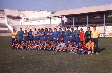 El Valencia, en el Collao, en la pretemporada 1975-76.