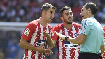 Peligro para el Atlético: Munuera ya expulsó a Griezmann y al Cholo