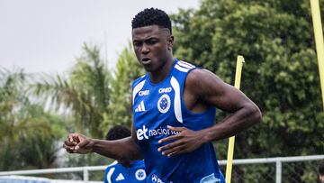 Néiser Villarreal, delantero colombiano de Cruzeiro