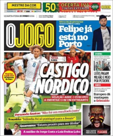 Portadas de la prensa mundial