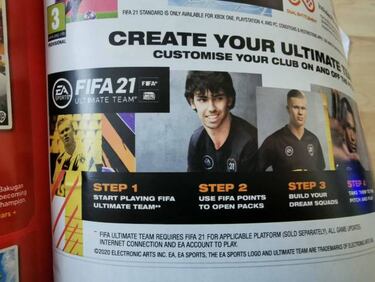 FIFA 21: EA pide disculpas por mostrar micropagos en un catálogo de juguetes infantil
