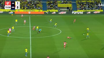 El gol que refleja el desastre del Atleti en Las Palmas