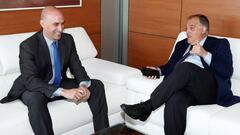 Luis Rubiales y Javier Tebas.