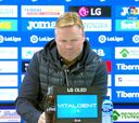 Koeman: "No sé si hemos tenido VAR esta noche"