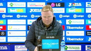 Koeman: "No sé si hemos tenido VAR esta noche"