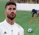 "Circuito para futbolistas profesionales": el tierno vídeo de Ramos junto a sus hijos