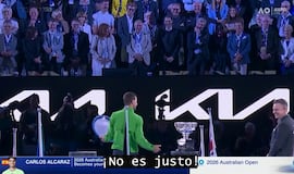Los 15.000 de la Rod Laver, muertos de risa con la broma de Djokovic a Nadal: la última frase es inolvidable