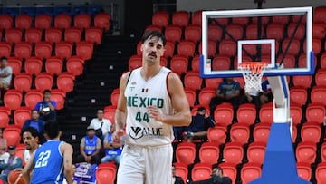 Daniel Amigo, jugador de la Selección Mexicana de Basquetbol