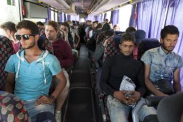 Miles de refugiados han cruzado la frontera entre Macedonia y Serbia con destino a Europa occidental. Macedonia ha sido uno de los países que se han visto desbordados por la afluencia de refugiados procedentes de Siria, Irak o Afganistán.