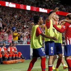 El gol del Atlético en ajustado triunfo ante Rayo Vallecano
