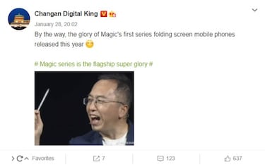 Honor podría lanzar su teléfono plegable este año