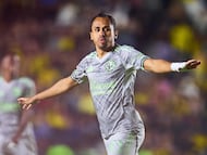 Vinicius Lima festeja su gol