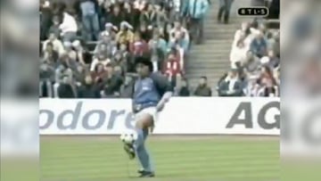 Maradona: World Cup winner's famous Napoli warm-up turns 30