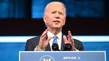 Joe Biden en Wilmington, Delaware. Diciembre 14, 2020.