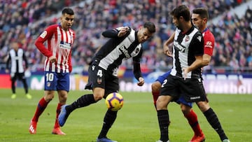 13/01/19 ATLETICO DE MADRID vs LEVANTE
 PARTIDO PRIMERA DIVISION
 ROBER PIER
 
 