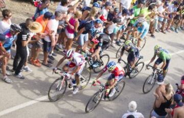 Froome, Purito, Quintana, Esteban Chaves, Aru y Valverde.