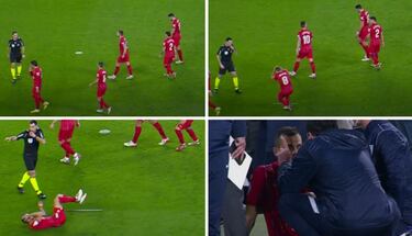 Suspendido el Betis-Sevilla tras el lanzamiento de una barra