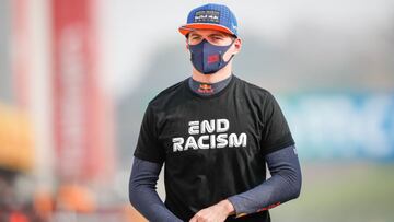 VERSTAPPEN Max (ned), Aston Martin Red Bull Racing Honda RB16, portrait during the Formula 1 Emirates Gran Premio Dell'emilia Romagna 2020, Emilia Romagna Grand Prix, from October 31 to November 1, 2020 on the Autodromo Internazionale Enzo e Dino Ferrari, in Imola, Italy - Photo Antonin Vincent / DPPI
AFP7
01/11/2020 ONLY FOR USE IN SPAIN