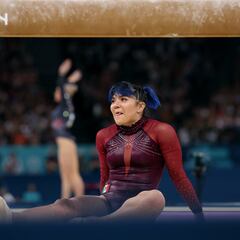 Alexa Moreno y un milagro para llegar a la final de salto París 2024