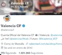 El Valencia lleva un año con sus redes sociales vetadas
