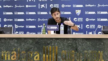 RUEDA DE PRENSA DE VICTOR SANCHEZ,
MALAGA CF