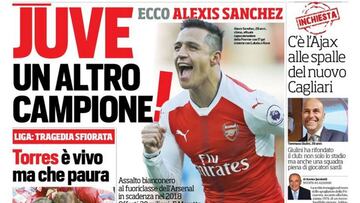 La Juventus prepara una oferta de 29M€ para fichar a Alexis