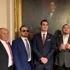 AMLO recibió a Andy Ruiz Jr. en Palacio Nacional