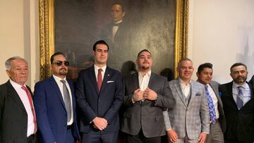 AMLO recibió a Andy Ruiz Jr. en Palacio Nacional